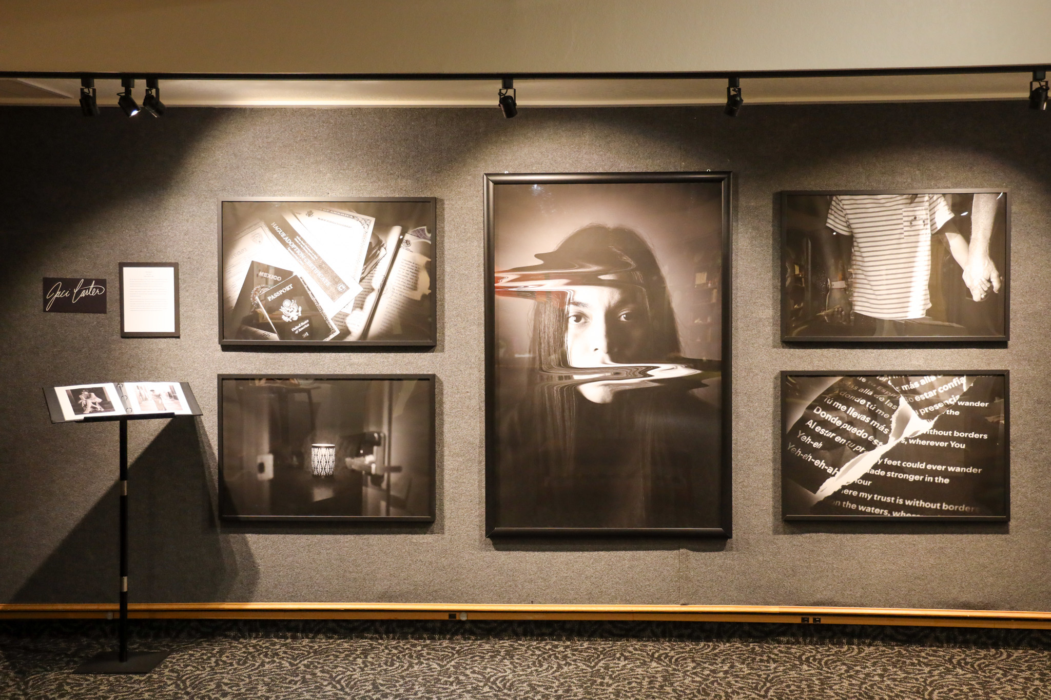 Photo display inside gallery.