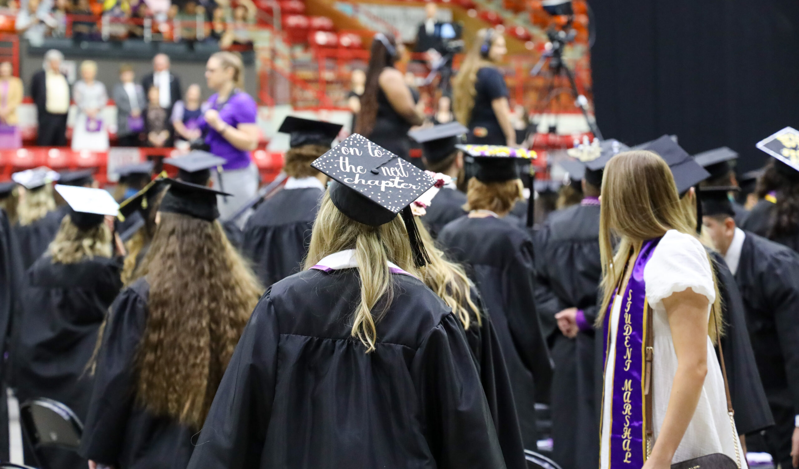 Graduates at graduation