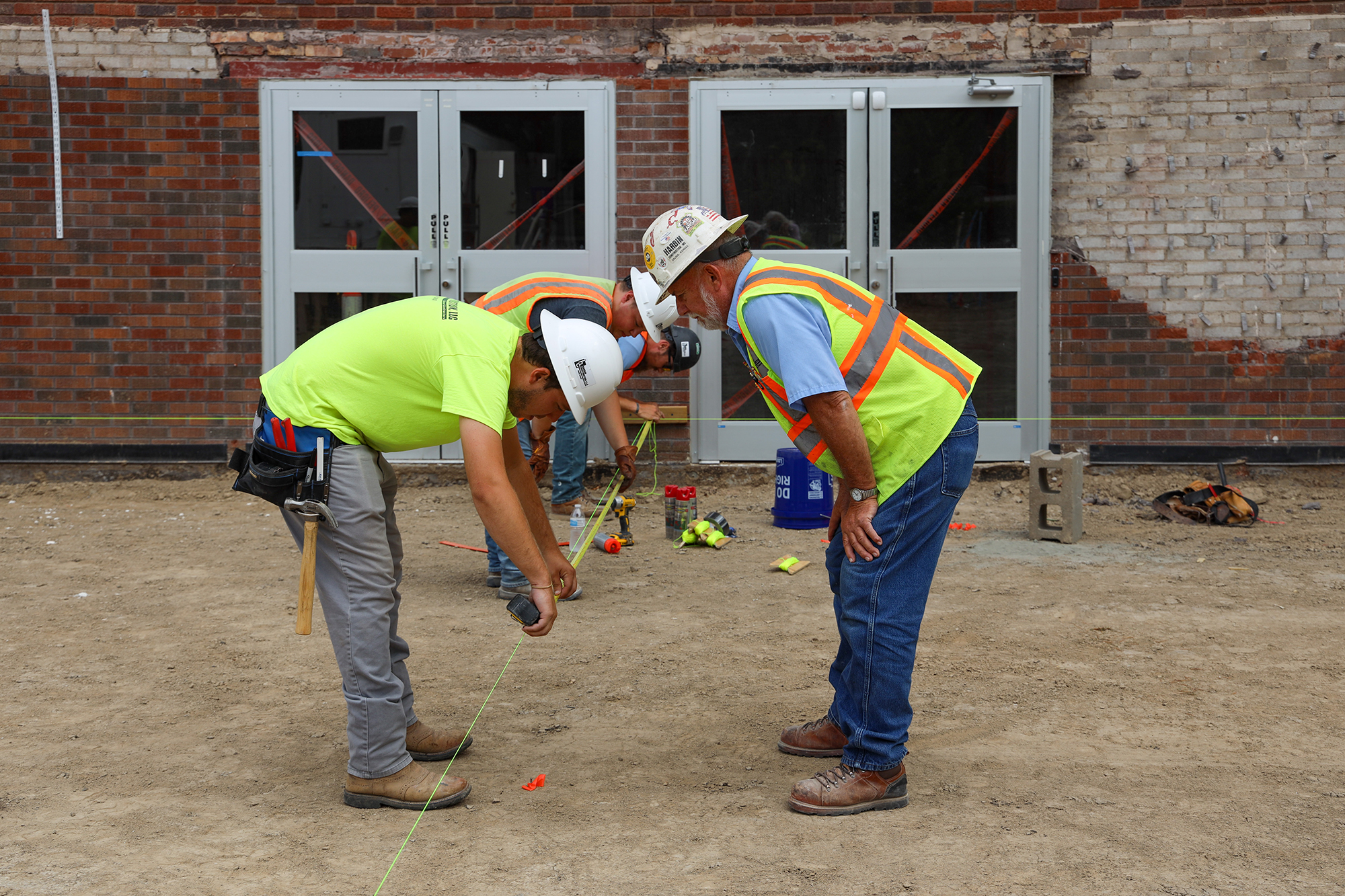 Construction work taking place