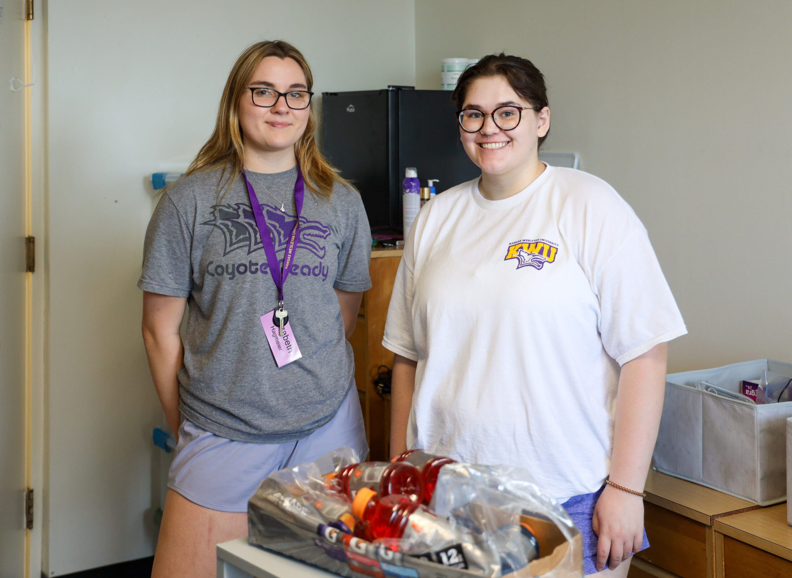 Students at move-in