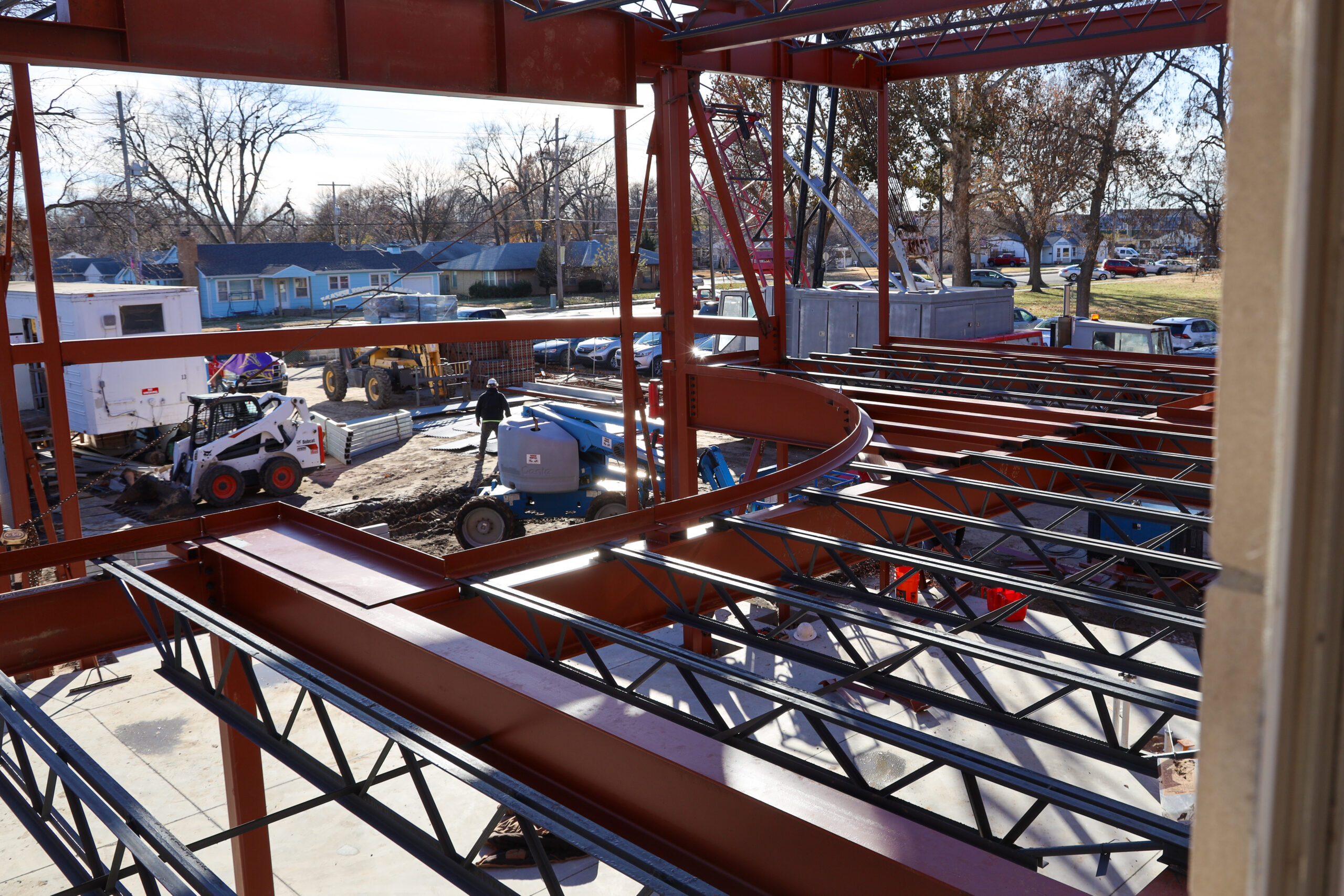 Construction on Pioneer Hall's New Entrance