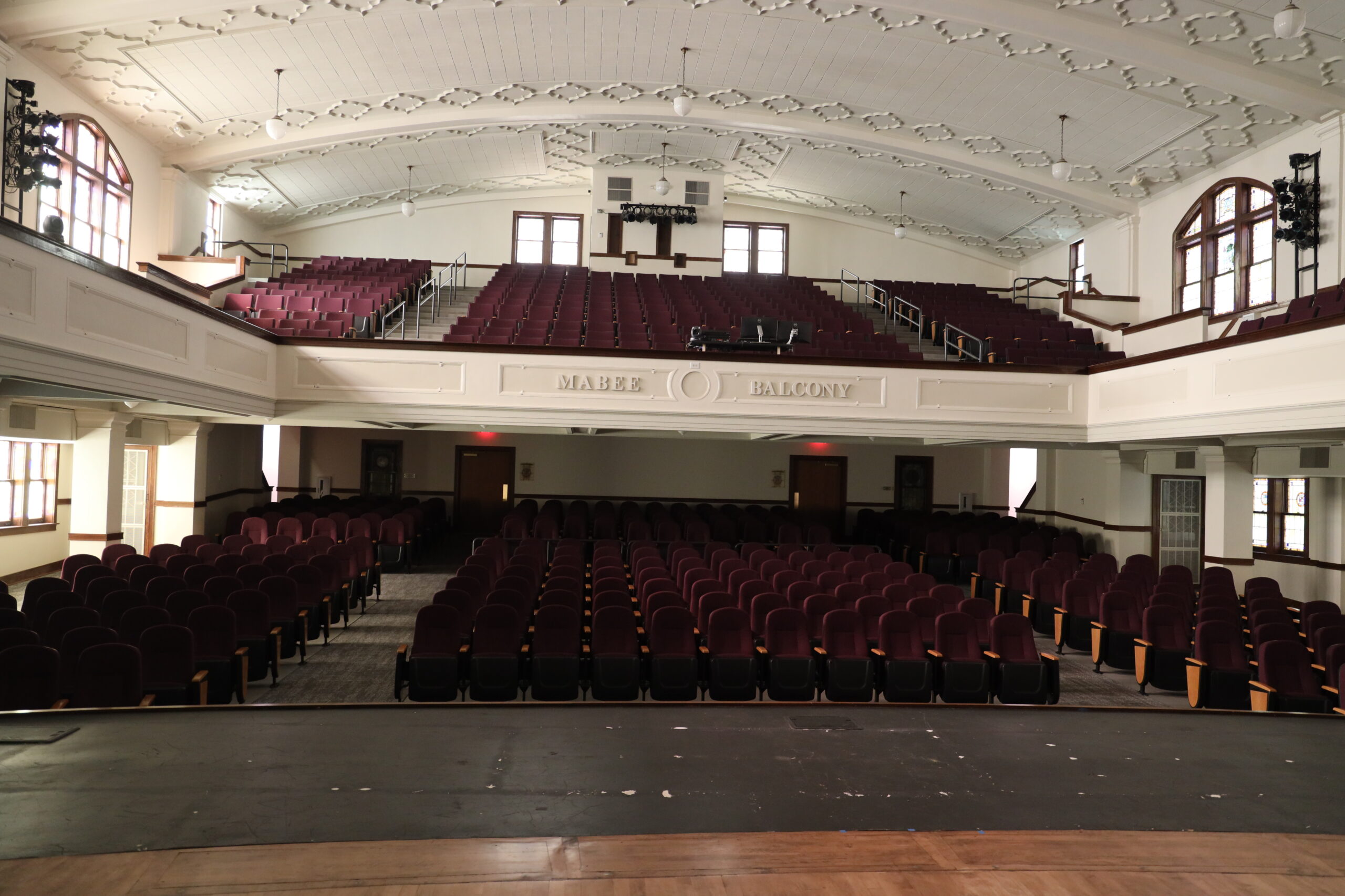 Wide view of Mabee Balcony