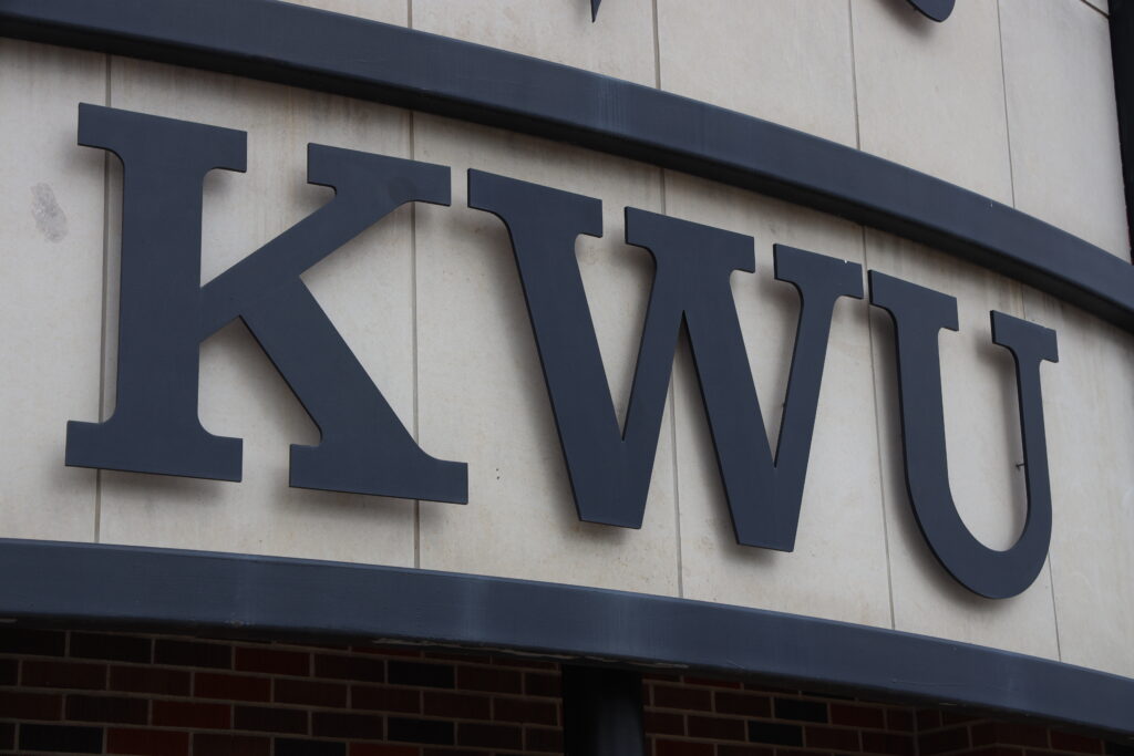 KWU lettering on sign