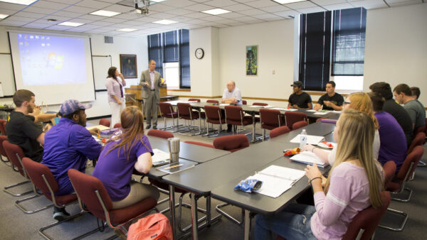 Students in class
