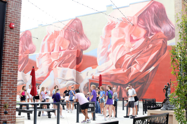 Giant mural in downtown Salina