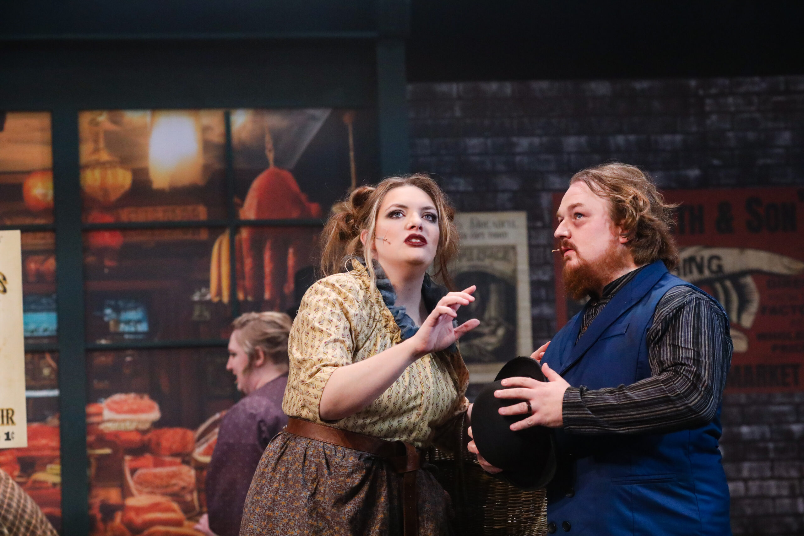 Students performing play in Fitzpatrick