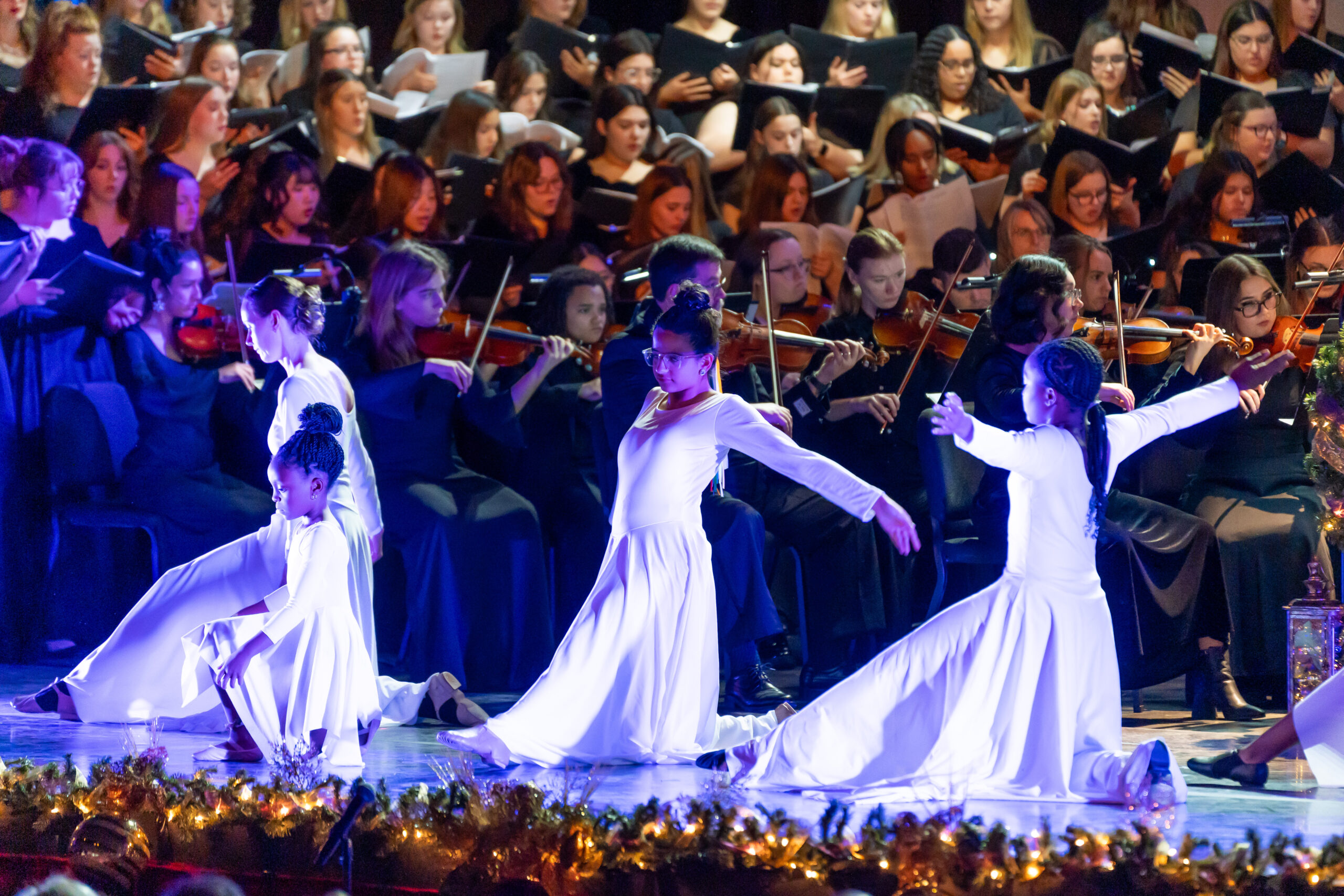 Dancers at Christmas Concert