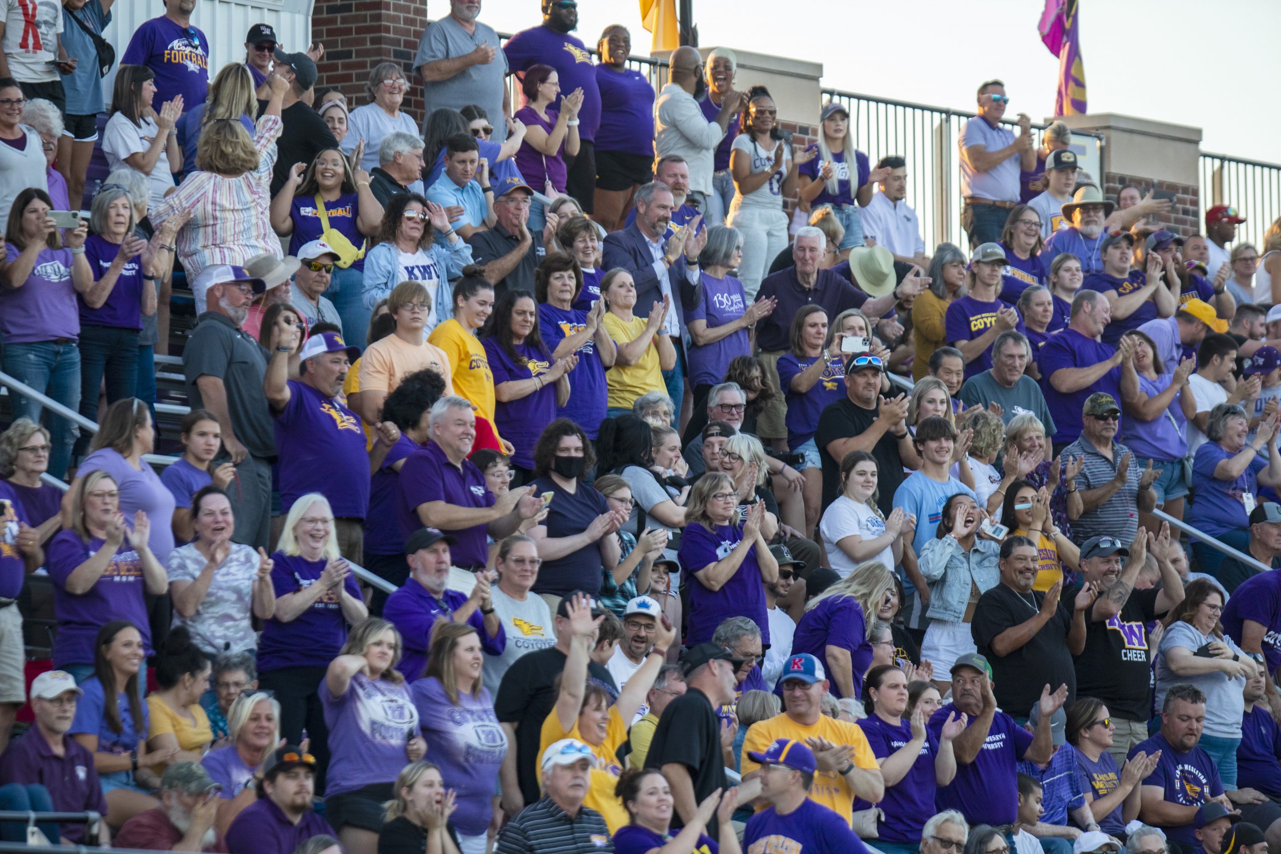 Crowd at football