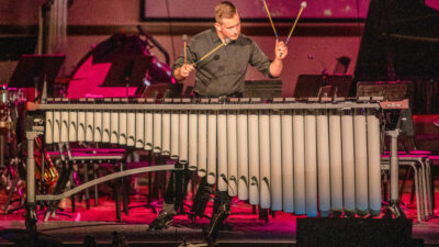 Daniel Albertson playing Marimba