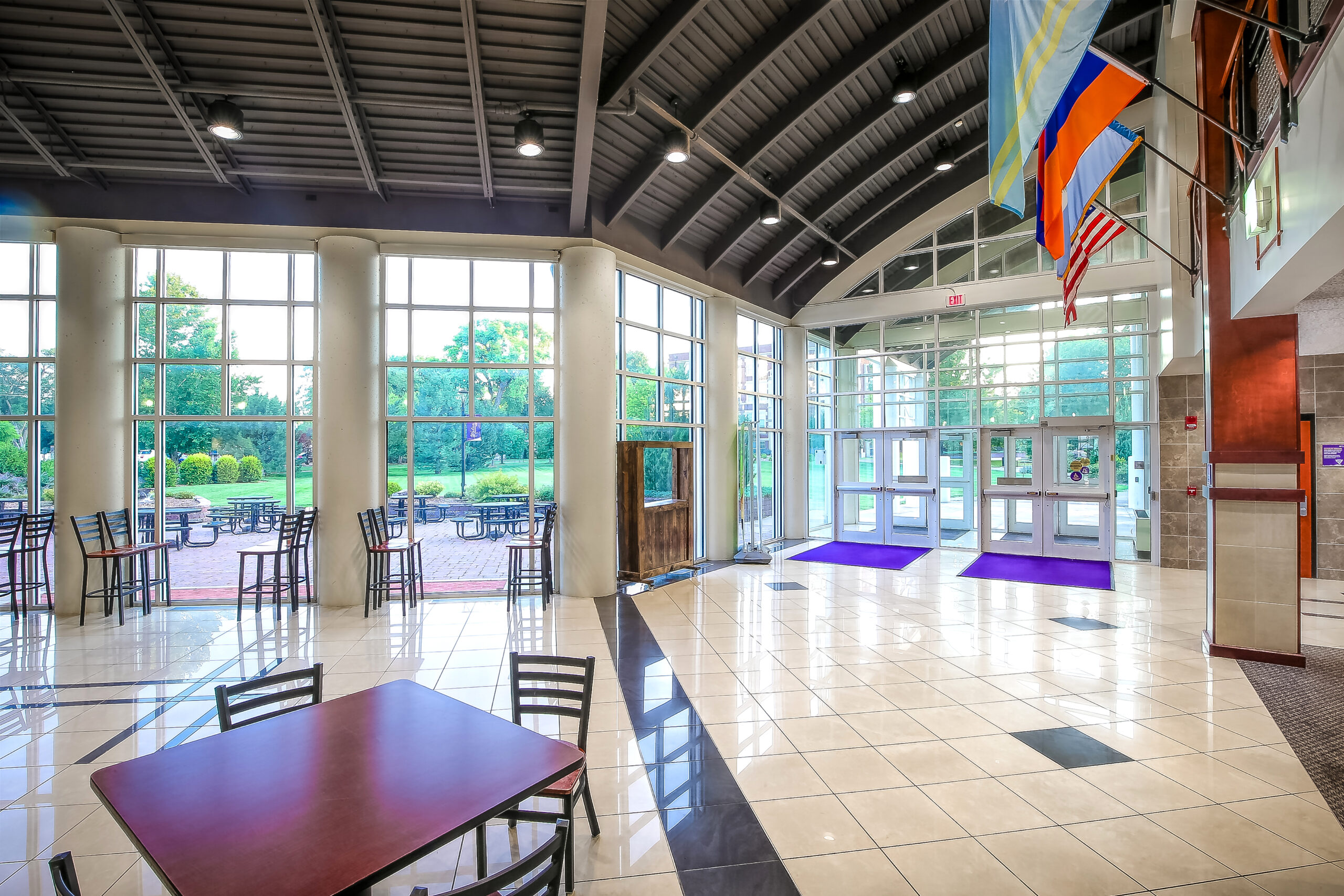 View of Student Activities Center entrance