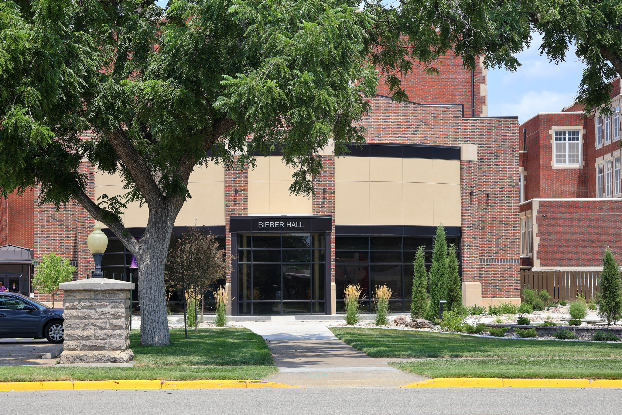 Exterior of Bieber Hall