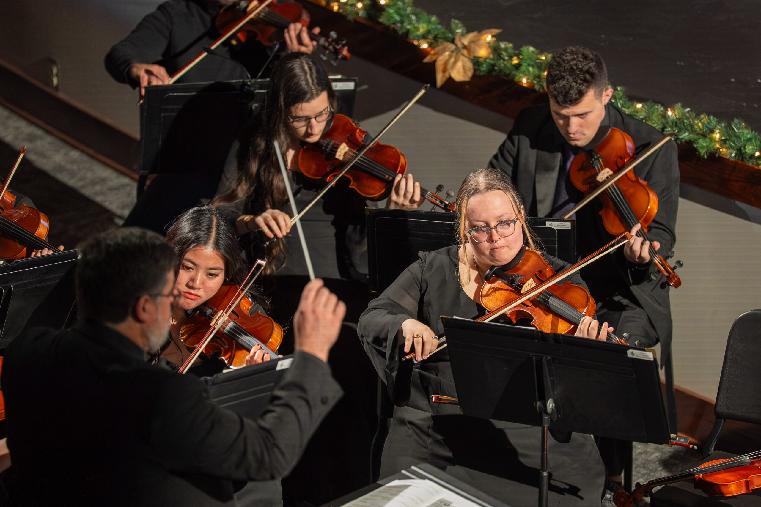 Violinists in Sam Chapel