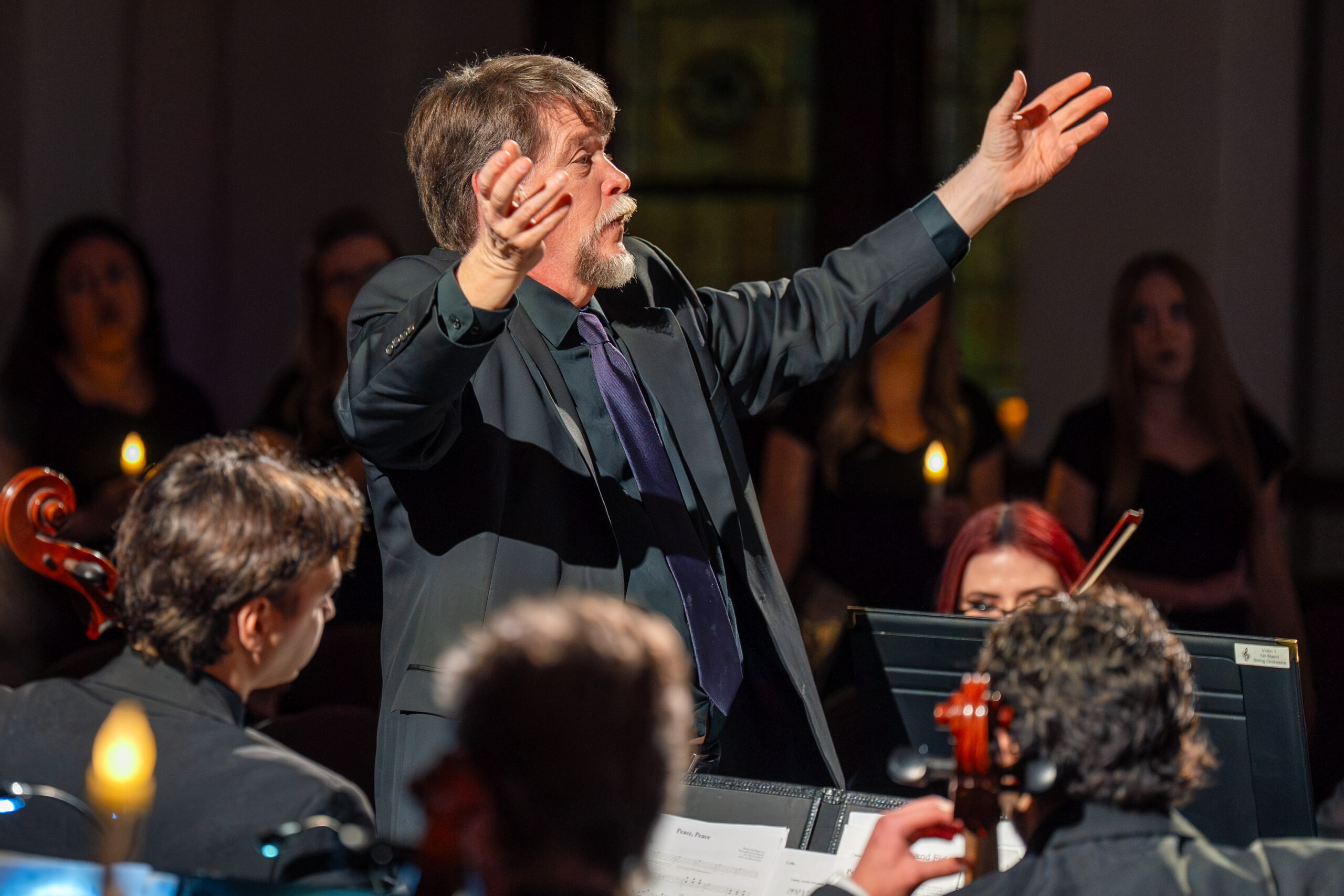 Conductor in Sams Chapel