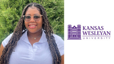 Woman with KWU logo