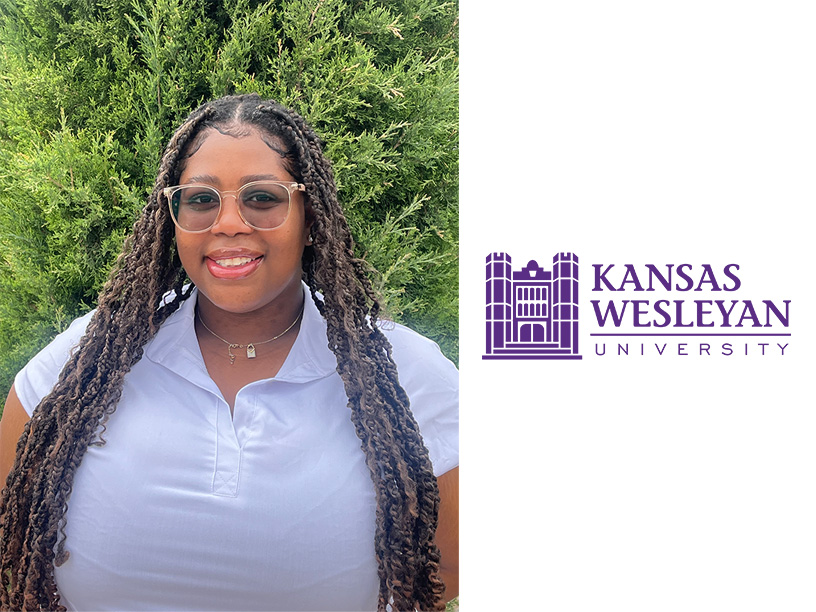 Woman with KWU logo