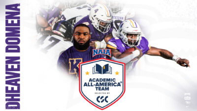 Graphic for football honoree