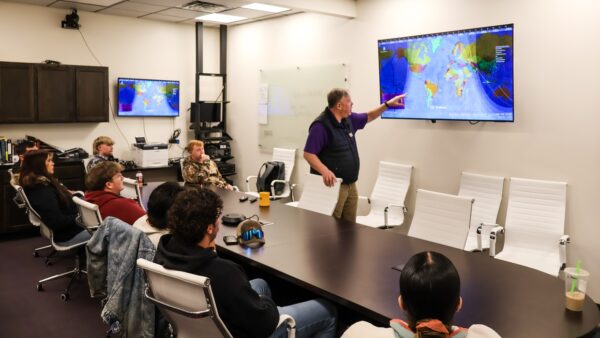 Students learning in EOC