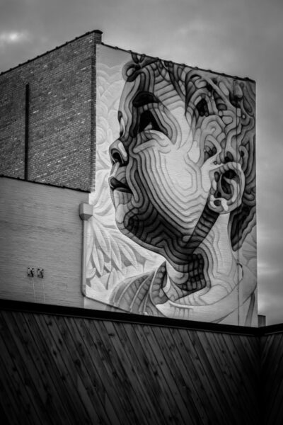 Picture of mural on side of building