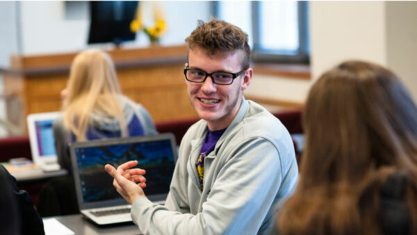 KWU student in class