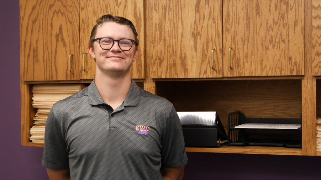 Man standing in office