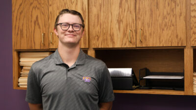 Man standing in office