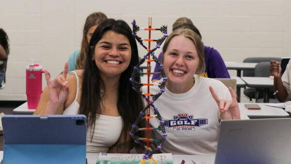 Bio students in class