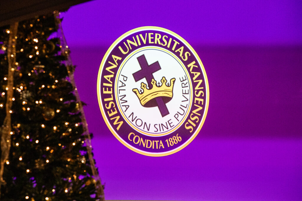 KWU seal with Christmas decor