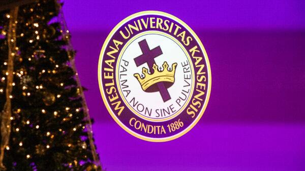 KWU seal with Christmas decor
