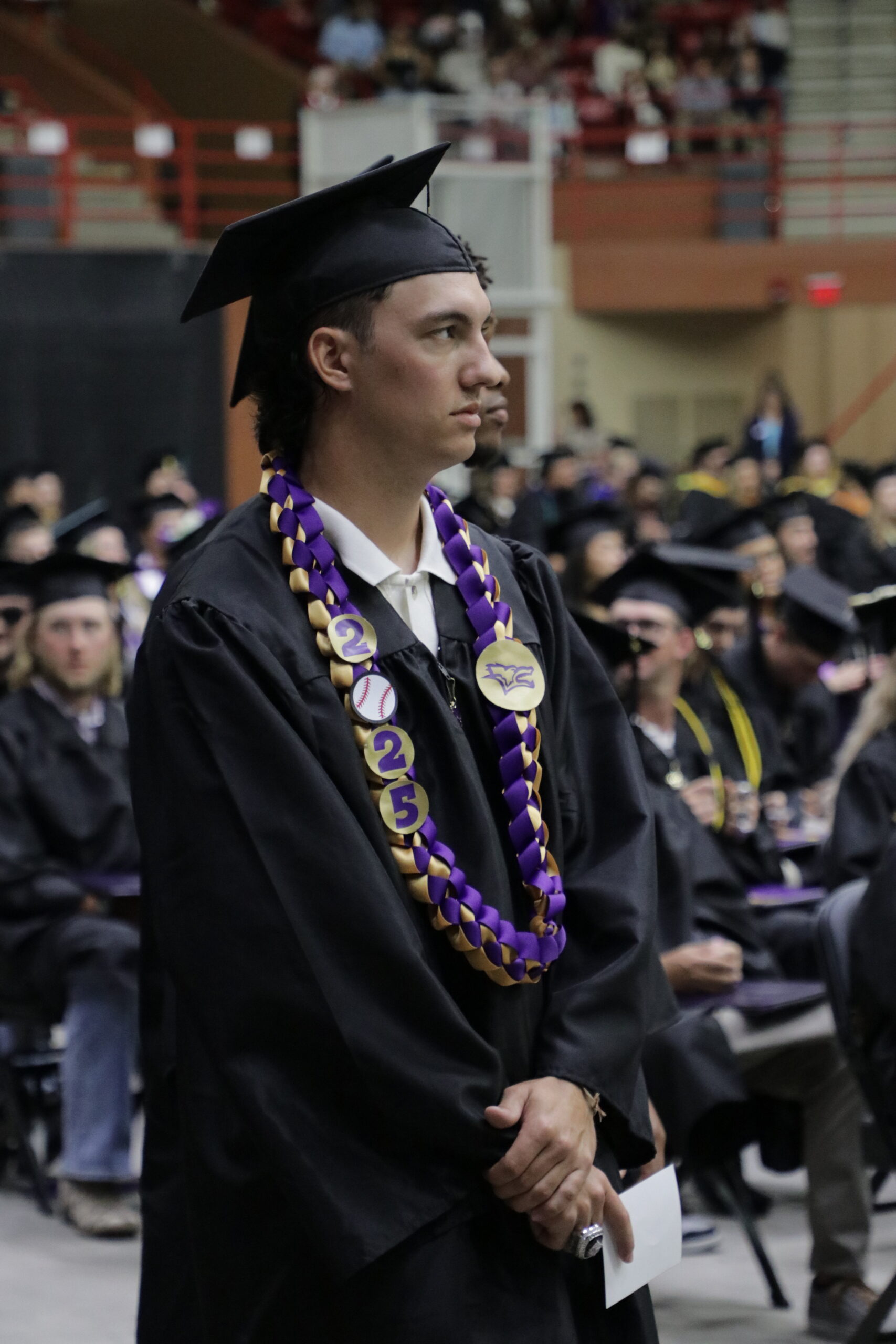 Man in cap and gown