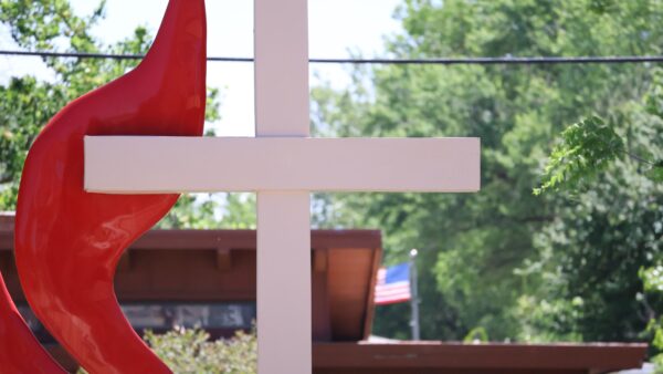 Methodist Cross and Flame