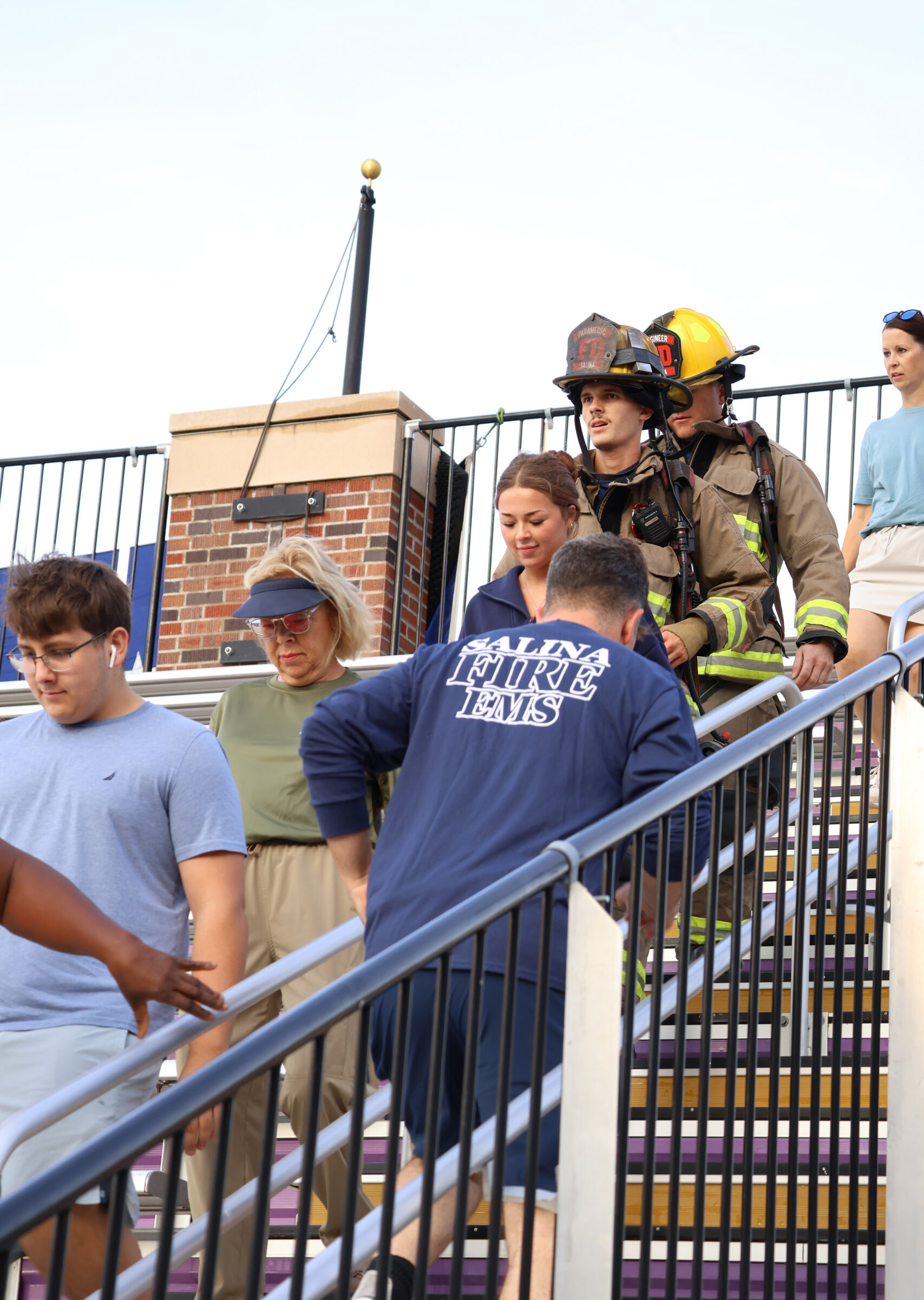 Group of people climbing