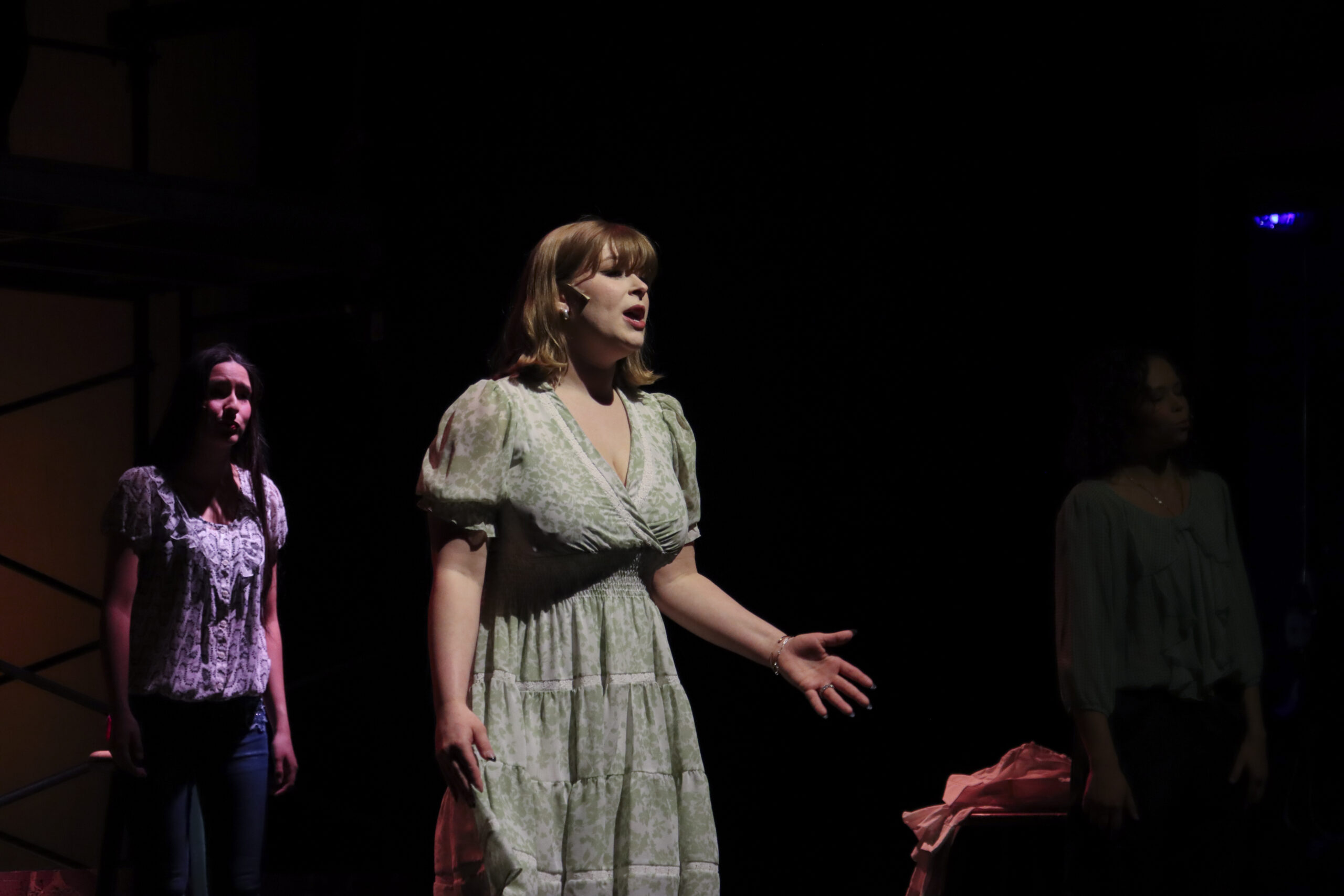 Woman performs during musical