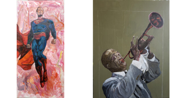 Two paintings side by side